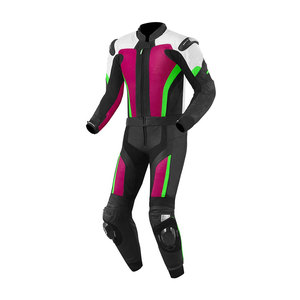 Costume de moto coupe-vent en cuir lourd de haute qualité pour les coureurs de grande taille confortable respirant pour les vêtements de course automobile de moto - Product Image 5