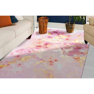 พรมหินอ่อนสีชมพูและสีทอง: พรมสำเนียงระยิบระยับที่ทันสมัยพรม chenille - Product Image 2