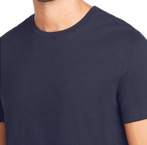 Venta al por mayor de camisetas de hombre de manga corta de cuello redondo sólido de diseño personalizado de peso pesado camiseta de gran tamaño para los hombres - Product Image 5