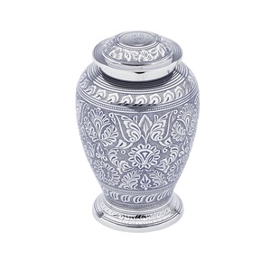 Urne de crémation moderne 2025 Design classique pour adultes Cendres humaines Urnes de souvenir de luxe en métal de bonne qualité pour les amoureux - Product Image 1