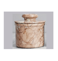 Vente en gros Boîte à beurre en marbre avec couvercle en acrylique Récipient à beurre de stockage scellé de cuisine accessoire cadeau au meilleur coût