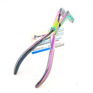 Cinta de 7 pulgadas en Alicates para extensiones de cabello Herramientas para extensiones de cabello Cinta de medio agujero de acero inoxidable duradera en Alicates para cabello rizado - Product Image 4