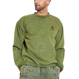 Classic Men Acid Wash Sweatsuit Soft Perfect For Casual Wear Travel And Lounge Use For Street Fashion - Product Image 3
