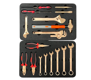 TEe <b>Tools</b> Cb-A Industrial DIY OEM Non-Sparking Combination <b>Tool</b> Kit 17PC Copper Beryllium - Product Image 1