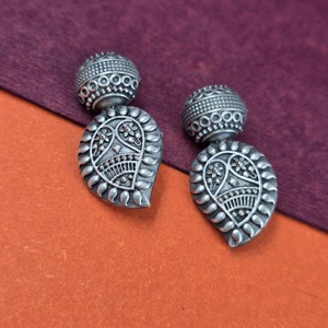 ผู้ผลิตต่างหูเงินออกซิไดซ์ | เครื่องประดับโบโฮวินเทจของผู้หญิง | ต่างหูแฟชั่นส่งออก - Product Image 3