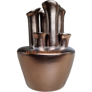 Vases et pots à fleurs en métal plaqué or en laiton massif de la meilleure qualité pour les cadeaux de mariage Vase et pots à fleurs en corne à bas prix - Product Image 3