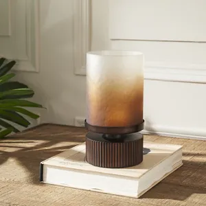 เชิงเทียนโลหะและแก้วสำหรับตกแต่งโต๊ะในร่มดีไซน์หรูหรา - Product Image 5