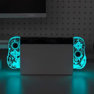 New Protective Case for Nintendo Switch Oled Zelda Kingdom Luminous Silicone Soft Cover for Switch Console Joy-Con Controller