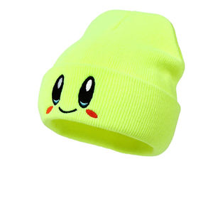 หมวกบีนนี่ถักนิตติ้งสำหรับผู้หญิงน่ารักสำหรับฤดูหนาวหมวกขนสัตว์หนาอบอุ่นตาใหญ่ปักลวดลายสไตล์ฮิปฮอปสำหรับการใช้งานแบบลำลองทางธุรกิจ - Product Image 2