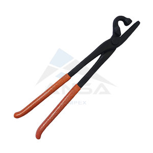 Clincher de uñas de pezuña con recubrimiento de polvo negro, herramienta de herrador de alta resistencia para herrar caballos, suministros de cuidado de pezuña veterinaria de acero duradero - Product Image 2