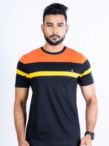 Camiseta clásica de media manga con cuello redondo y corte y costura Premium de corte Regular Fit elegante y cómoda para uso diario - Product Image 2