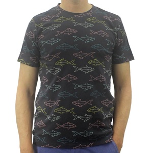 Camiseta de Hombre al por Mayor Personalizable, Extra Grande, 100% Algodón, con Logotipo Impreso en Toda la Superficie, Tejido de Punto BD Transpirable - Product Image 2