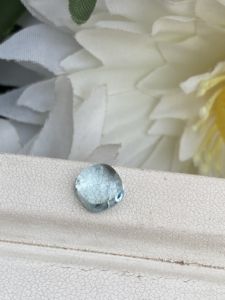 Piedra de cabujones con forma de cojín de Aguamarina de Color superior Natural con buen brillo, piedras preciosas sueltas para hacer joyas de 2,01 quilates - Product Image 3