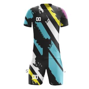 Nouvelle Arrivée Tenues de Sport Personnalisées avec Logo, Service OEM, Meilleures Ventes, Uniformes de Football à Manches Courtes 100% Polyester pour Équipes Personnalisées - Product Image 1