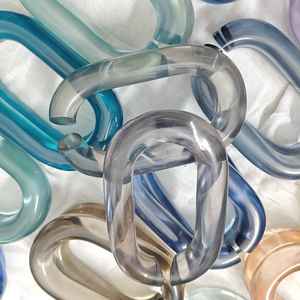 Cadena de Resina Multicolor Ecológica de Gran Tamaño para Decoración de Paredes, Separador de Ambientes DIY, Cortina - Product Image 1