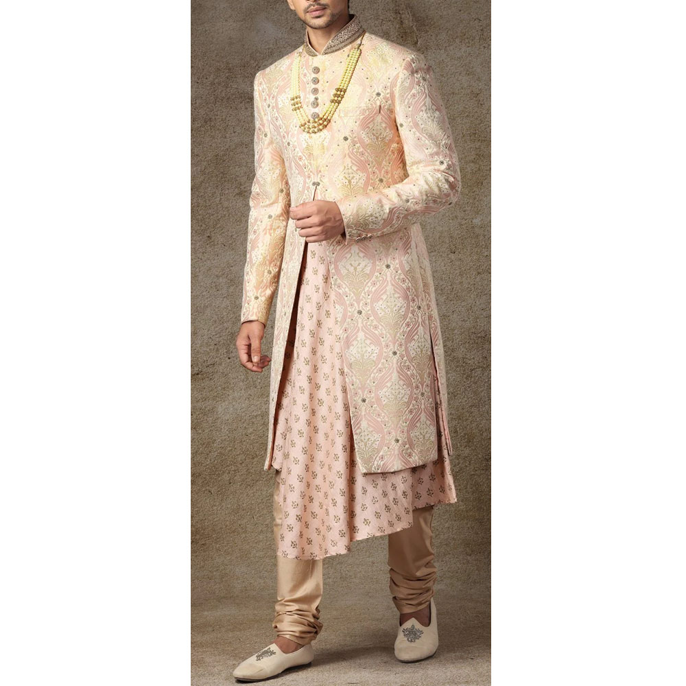 최고 판매 2023 결혼식 남자의 Sherwani 도매 가격에 높은 수량에서 유효한 남자의 디자이너 Sherwani