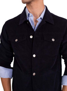 Chaqueta Vaquera Casual para Hombre, 100% Algodón de Alta Calidad, Transpirable, de Secado Rápido, Resistente al Viento, Ecológica, Servicio OEM, Personalizable - Product Image 5