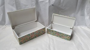 Boîte à maquillage et à bijoux en mosaïque de nacre colorée, écologique, durable, nouveau style chinois, couleur personnalisée, vente en gros - Product Image 2