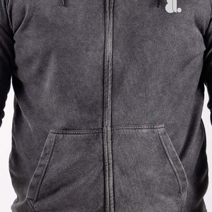 Sweat à capuche zippé pour homme, coupe classique, en molleton 100% coton, respirant, séchage rapide, effet délavé, qualité supérieure, service OEM - Product Image 6