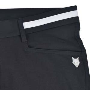 Handee Black Men's Golf Pants 100% Polyester Woven Fabric Breathable Button Fly with Excellent Features - Product Image 2