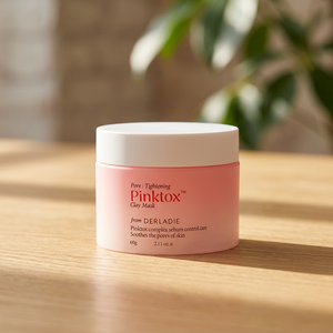 Masque Coréen Resserrant les Pores à l'Argile Rose Derladie 60g pour Tous Types de Peau - Nettoyage en Profondeur, Réparation des Marques de Pores et Réparation de la Barrière Cutanée - Product Image 1