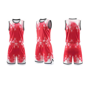 Uniforme de basket-ball réversible 100% polyester personnalisable pour hommes ensemble d'entraînement respirant personnalisé vêtements de sport de basket-ball - Product Image 6