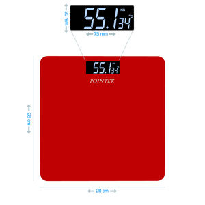 New Personal <b>Bathroom</b> <b>Scale</b> LCD Digital Weight Balance with Tempered Glass 100g Accuracy for Home Use - Product Image 2