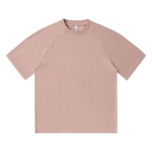 OEM personalizado color sólido camisetas de manga corta para hombres y mujeres marca de moda suelta de manga corta Camiseta de verano para hombres - Product Image 5