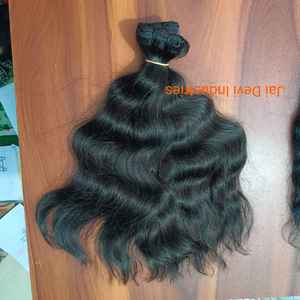 CHEVEUX CRUS MEILLEURE EXTENSION DE CHEVEUX ONDULÉS INDIENS NATURELS NON TRAITÉS SANS PRODUITS CHIMIQUES AVEC DES CUTICULES ALIGNÉES - Product Image 4