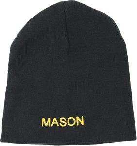 Black Masonic Winter Beanie Warm Knit Free Mason <b>Hat</b> Ski Cap Freemason Gift Fit type Stretch - Product Image 5