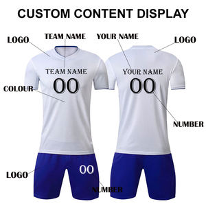 Conjunto de Uniforme de Fútbol Unisex Personalizado de Secado Rápido, Jersey y Pantalones Cortos 100% Poliéster, Ropa Deportiva de Equipo, Kit al por Mayor OEM ODM - Product Image 5