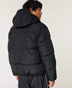 Veste matelassée en polyester doublée de fausse fourrure pour hommes personnalisée en gros OEM Veste d'hiver formelle de haute qualité pour les deux sexes - Product Image 2