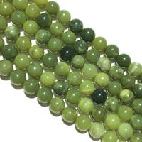 Perles de pierres précieuses rondes lisses polies en jade naturel 8-10mm perle de cristal de jade de guérison pour la fabrication et la conception de bijoux de bracelet