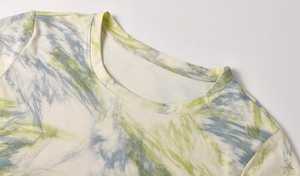 OEM personnalisé hommes décontracté 100% tie-dye coton t-shirt à col rond 100% coton 180 à 200 gsm - Product Image 3