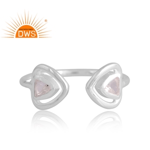 New Arrivals 925 Sterling Silver Natural Crystal <b>Quartz</b> Gemstone <b>Ring</b> Custom Jewelry For Women Gift For Her - Product Image 3