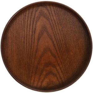 Elegante bandeja de madera para servir que ofrece un toque contemporáneo para su experiencia de comedor en casa bandeja de madera de forma redonda - Product Image 6