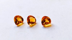 Prêt à Expédier en Forme de Coeur à Facettes Lâche 3mm-12mm Citrine Semi-Précieuse Couleur Supérieure de l'Inde Source Naturelle - Product Image 2