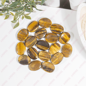 Piedras de Ojo de Tigre de Color Marrón de Alta Calidad para Decoración, Cristales al por Mayor, Piedras Curativas, Piedra de Pulgar, Cristal de Bolsillo - Product Image 2