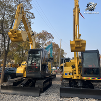 Excavatrice sur chenilles Kobelco SK75-8, 7,5 tonnes, compacte, hydraulique, d'occasion, pour travaux de construction, aménagement paysager et terrassement