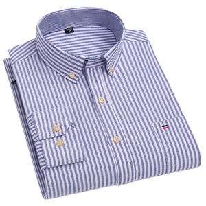 Camisas 100% de algodón de manga larga y color sólido cómodas a la moda de estilo informal al por mayor para hombre, camisas de talla grande para hombre - Product Image 5