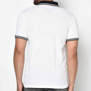 Alta calidad 100% algodón hombres para Polos nuevo diseño personalizado Slim Fit ropa deportiva estilo Golf con patrón sólido tela de lona - Product Image 2