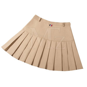 Offre Spéciale femmes jupe courte longueur été lavé 100% coton paillettes tissu femmes jupe - Product Image 1