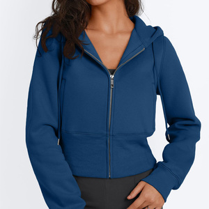Sudadera Corta de Punto para Mujer, Estilo Casual Urbano, Hombros Caídos, Transpirable, Ecológica, de Material Premium - Product Image 1