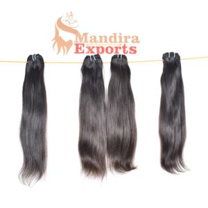 100% Unprocessed Virgin Indian & Vietnamese <b>Hair</b> Raw Indien Black Straight Long <b>Hair</b> Bundles 100% Authentic Human <b>Hair</b> - Product Image 2