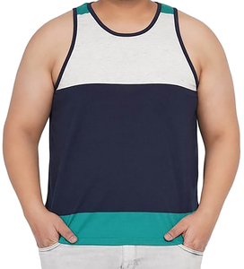 Débardeurs de gymnastique OEM de haute qualité pour hommes, vêtements d'entraînement tricotés et respirants, insigne de broderie, dentelle, vente en gros d'usine de vêtements de rue décontractés - Product Image 2