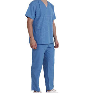 Ensemble de gommage d'hôpital combinaison de gommage d'allaitement anti-rides gommage médical lavable avec matériau en Spandex - Product Image 5