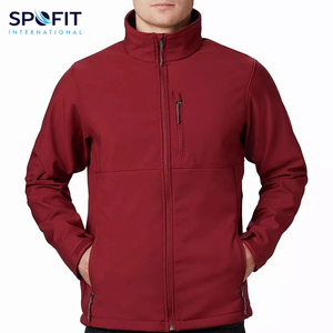 Winter Breathable <b>Canvas</b> Softshell Bomber Jacket Hooded Unisex Windproof Waterproof Custom Design Outdoor Sportswear Stand Front - Product Image 6