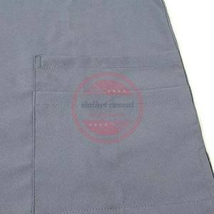 Uniforme d'hôpital professionnel unisexe Ensemble de gommage médical tissé Top et pantalon pour hommes et femmes - Product Image 3