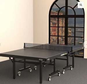Table de tennis de table Stag Iconic 1000 DX, taille standard professionnelle, noire, raquette de tennis de table durable avec poignée antidérapante - Product Image 5
