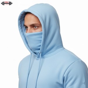 Sweat à capuche mince unisexe de haute qualité hiver impression numérique 100% coton polaire pull sweat à capuche personnalisable en gros - Product Image 2